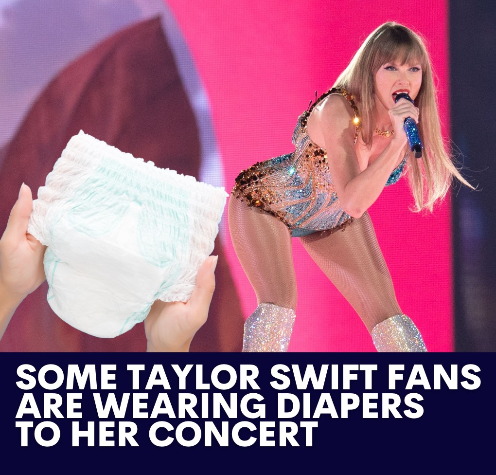 Enkelte swifties bruker bleier på konsert